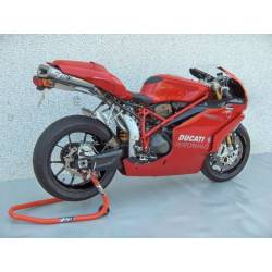 Ligne d'échappement 2 en 1 en 2 racing inox-titane Zard Ducati 999
