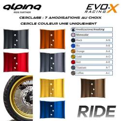 Jante avant Flat Track tubeless 2,5 X 19 Alpina HONDA Pack Ride