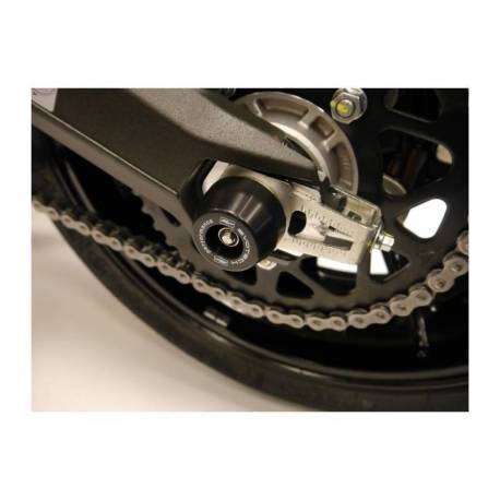 Roulettes de protection d'axe de roue arrière Evotech Performance Ducati Scrambler Desert Sled (2021+)