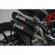 Ligne d'échappement complètedouble sortie carbone Ducati Hypermotard 821