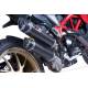 Ligne d'échappement complètedouble sortie carbone Ducati Hypermotard 939
