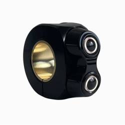 COMMODO MO.SWITCH BASIC LED NOIR/SILVER DEUX BOUTONS