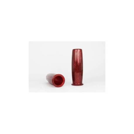 Poignees Posh rouge metal flake 22mm