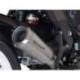 Echappement HP Corse Ducati Hypermotard 939 satiné inox position haute GP07 avec embout en alu